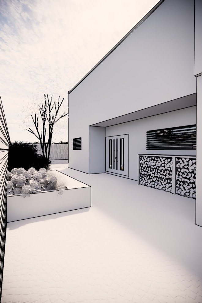 Entwurfsarbeiten: Hauseingang