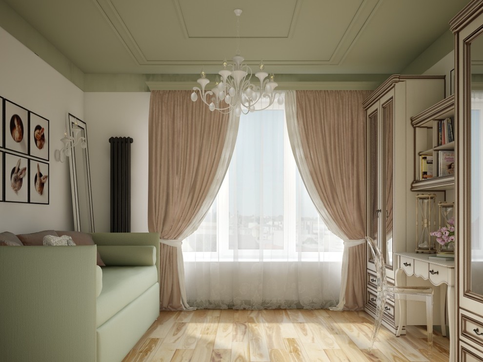 Трехкомнатная квартира в неоклассическом стиле