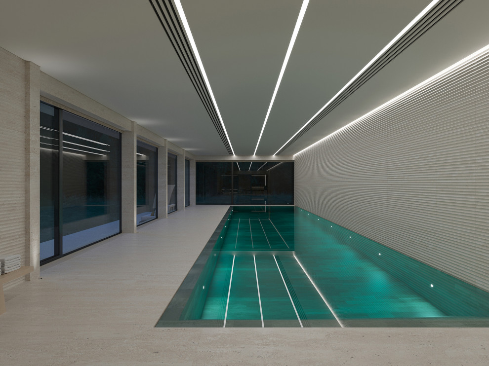 Интерьер СПА-2 в частной резиденции.