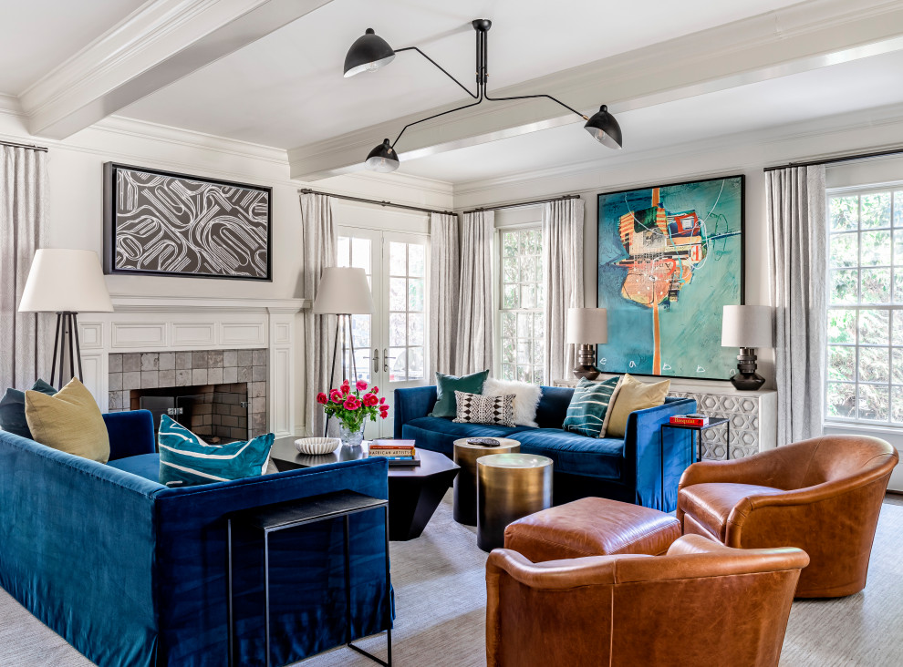 West Wesley | Home - Transitional - Living Room - Atlanta - by ...