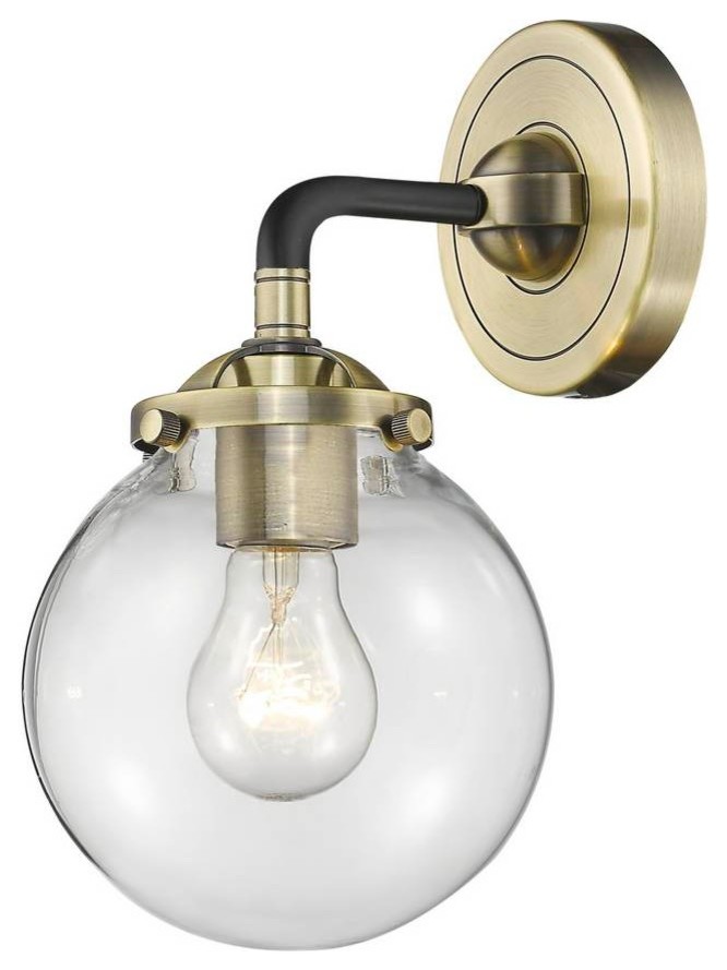 1Light 6" Sconce Bulb Included Industrial Wall Sconces by