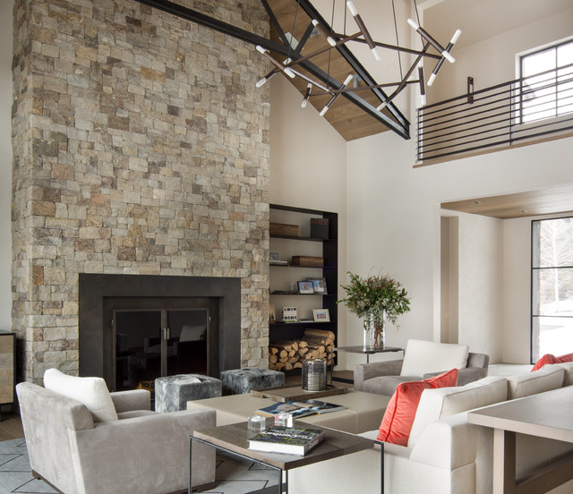 Warm Springs contemporaneo-salon