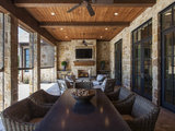 Rustic Porch by Simmons Estate Homes