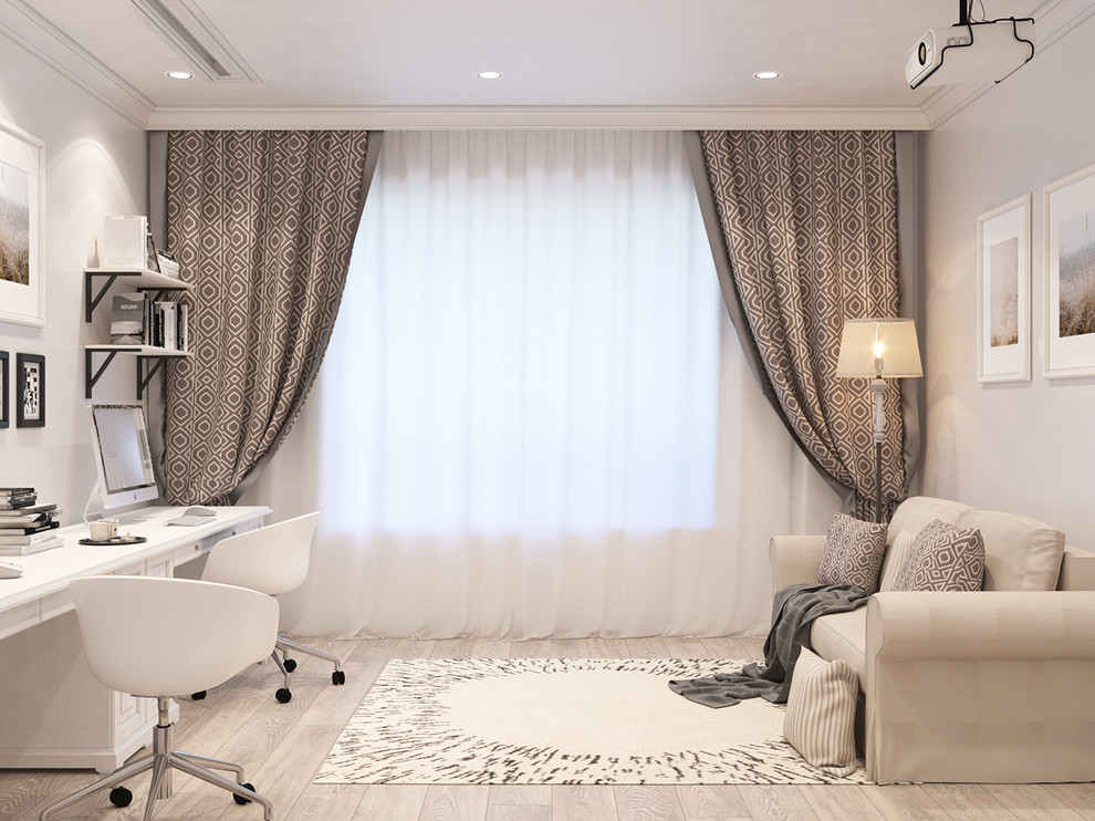 Проект двухэтажного коттеджа в неоклассическом стиле