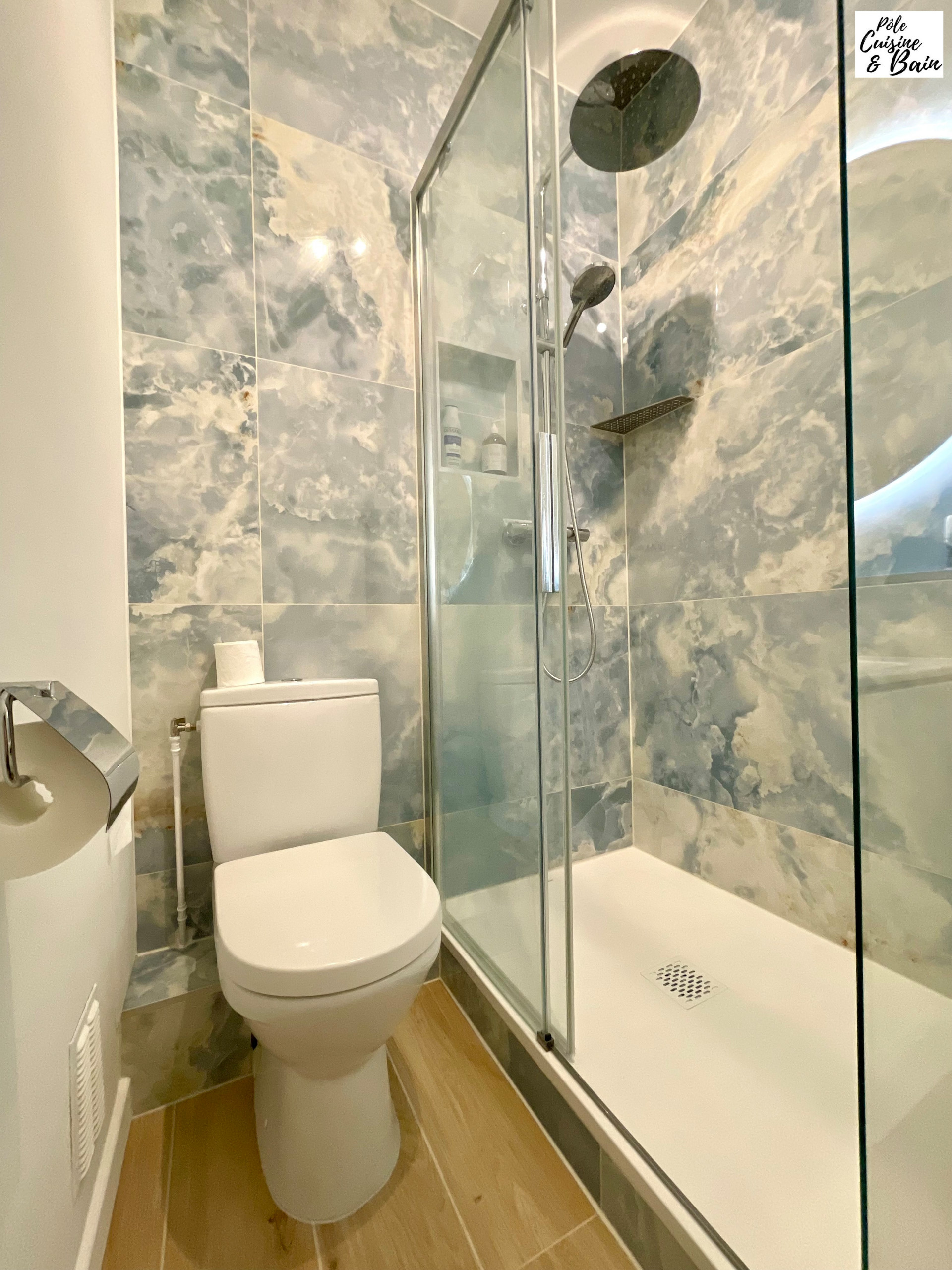 Salle d'eau: rénovation complète des années 80 à aujourd'hui