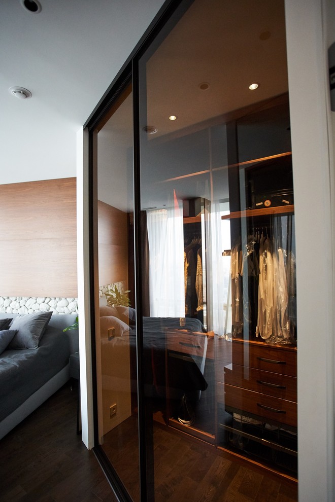 Раздвижные двери S1200 raumplus темная бронза для гардеробной