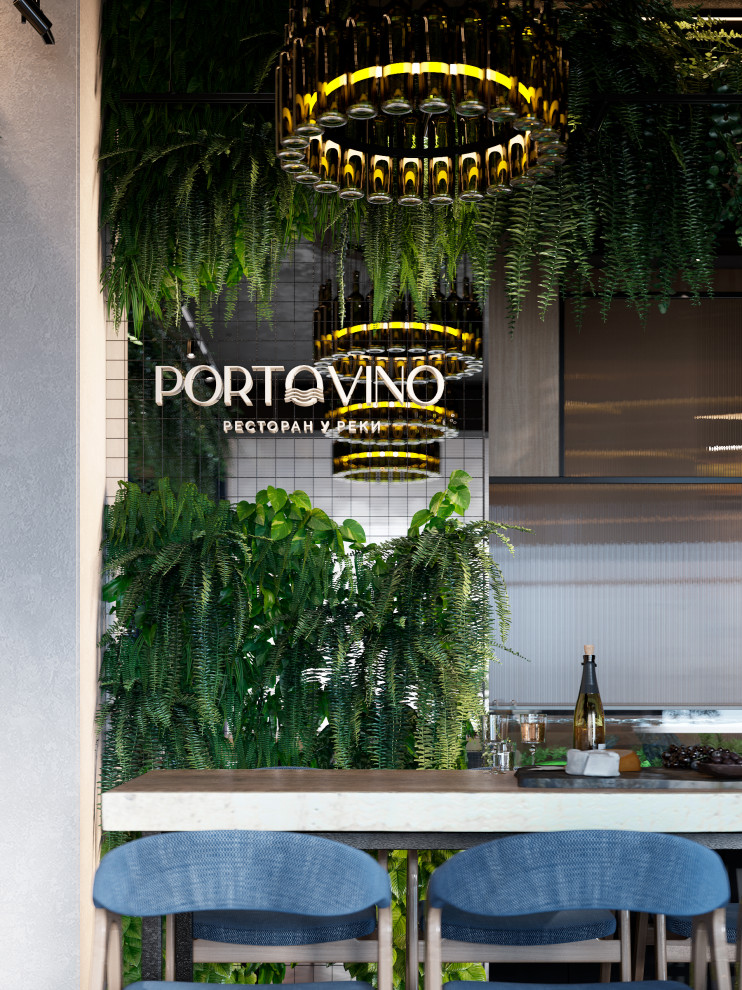 Дизайн ресторана у реки