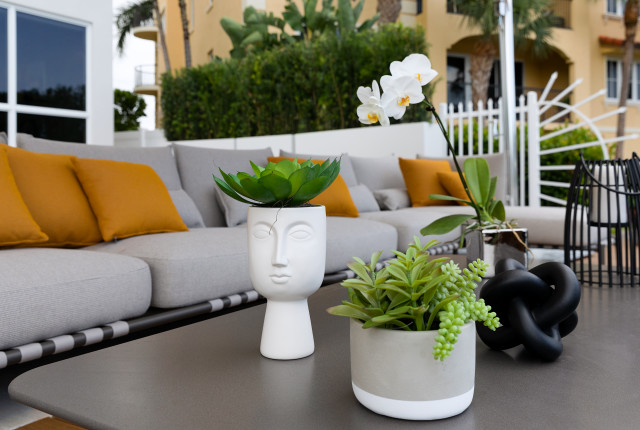 Waterfront dock contemporary-terrace