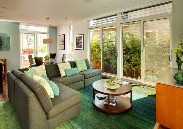LivingHomes contemporary-vardagsrum