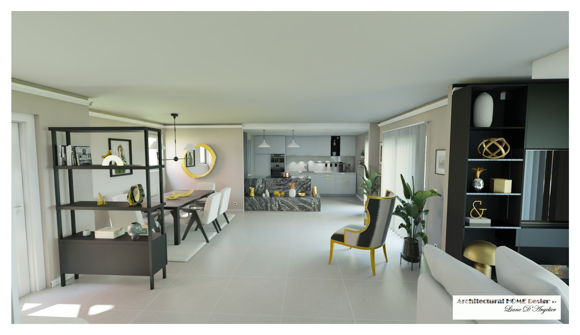 Salon de 70 m²