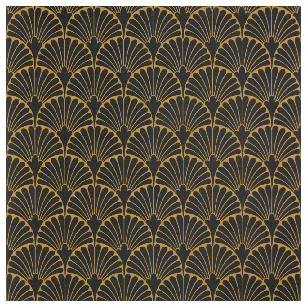 Art Deco Manhattan 11-3/4" x 11-3/4" Porcelain Floor and Wall Tile