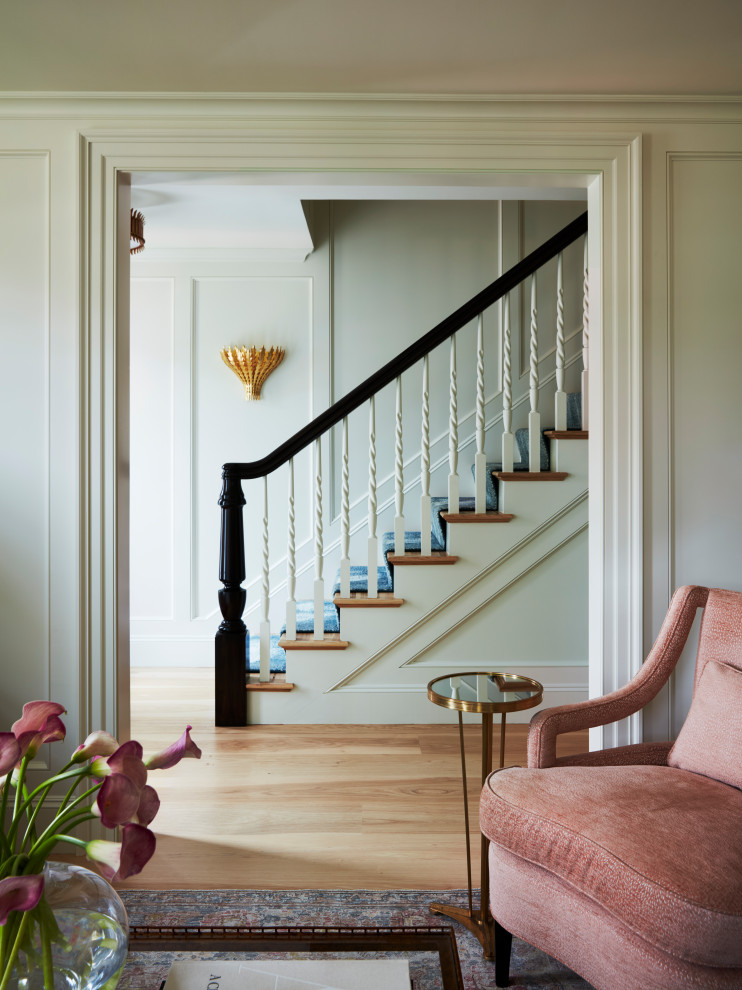 Elegant staircase photo in Boston