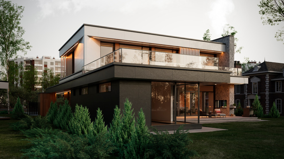 Проект коттеджа на берегу Москва-реки