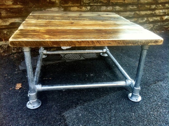 Small Scaffold Coffee Table industriell-vardagsrum