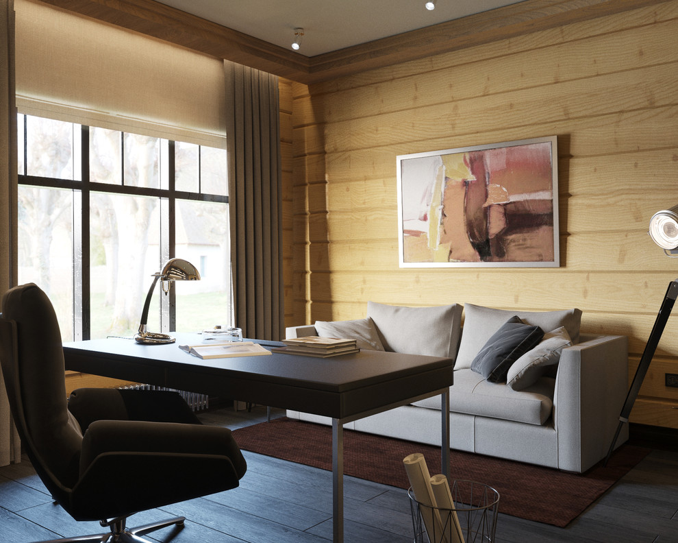 Дом элементами современного шале