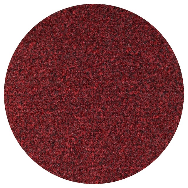 Galaxy Way Solid Color Area Rugs Red 10 Round