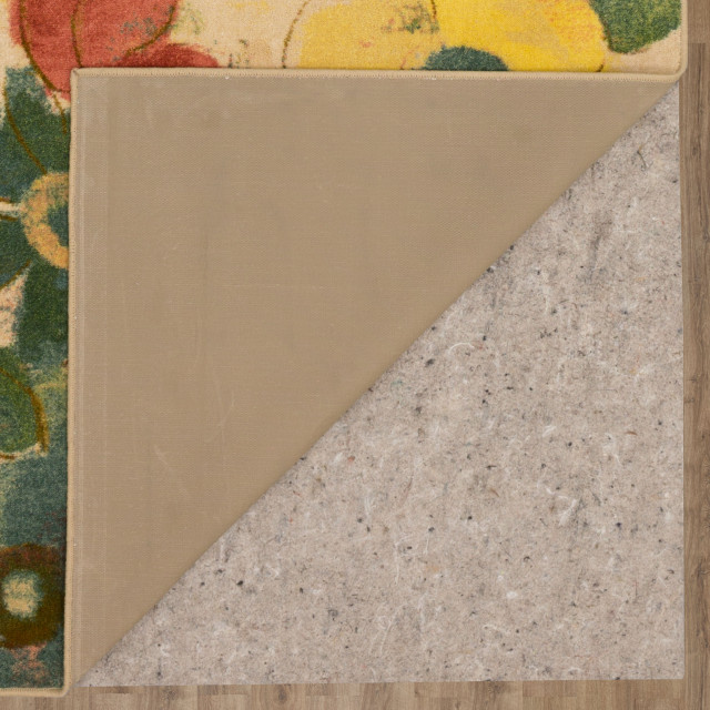 Wildflower Light Multi Rug, 8'x10' Contemporary Area Rugs by