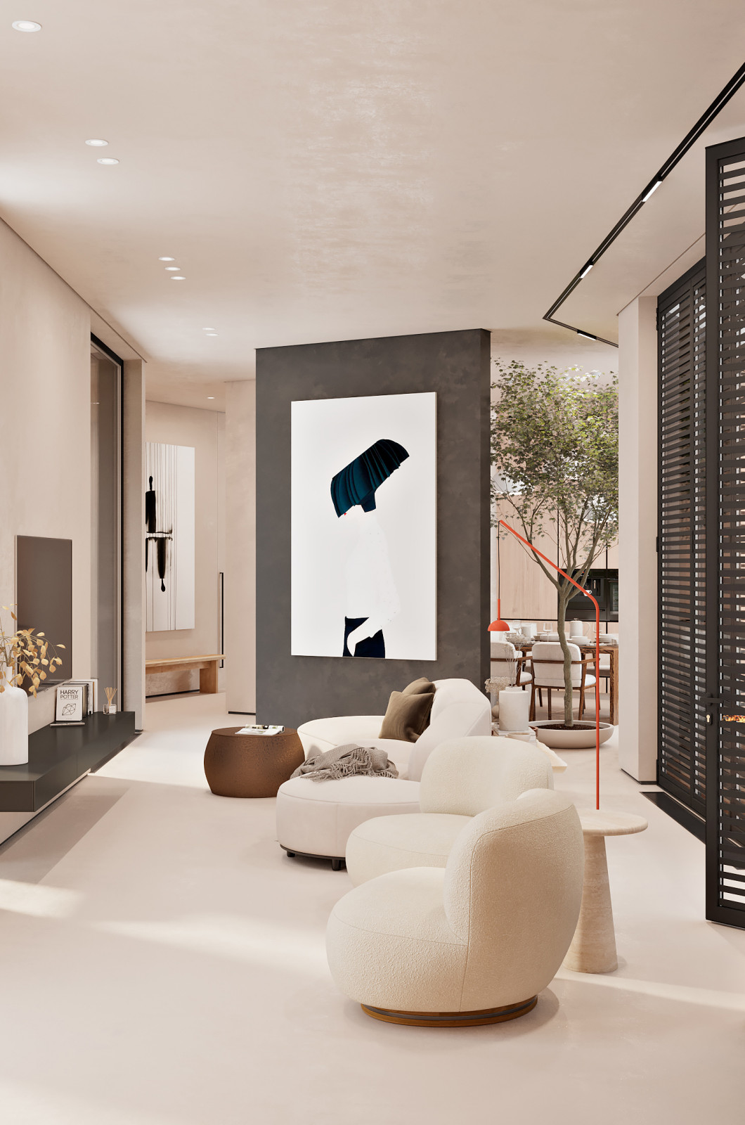 гостиная минимализм