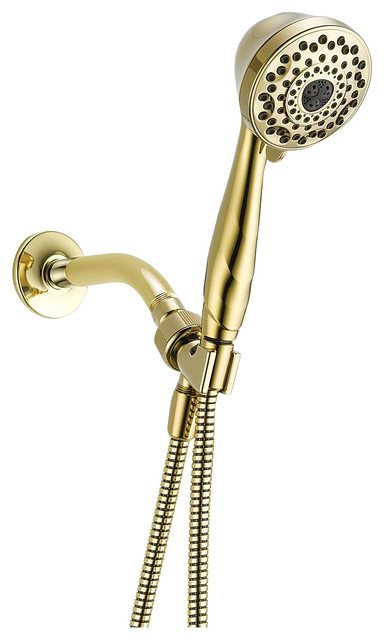 Classic Shower Mount Handshower in Polished Brass