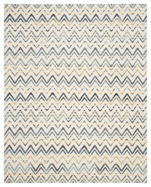 Riviera Transitional Area Rug, Cream and Gold, 245x305 cm