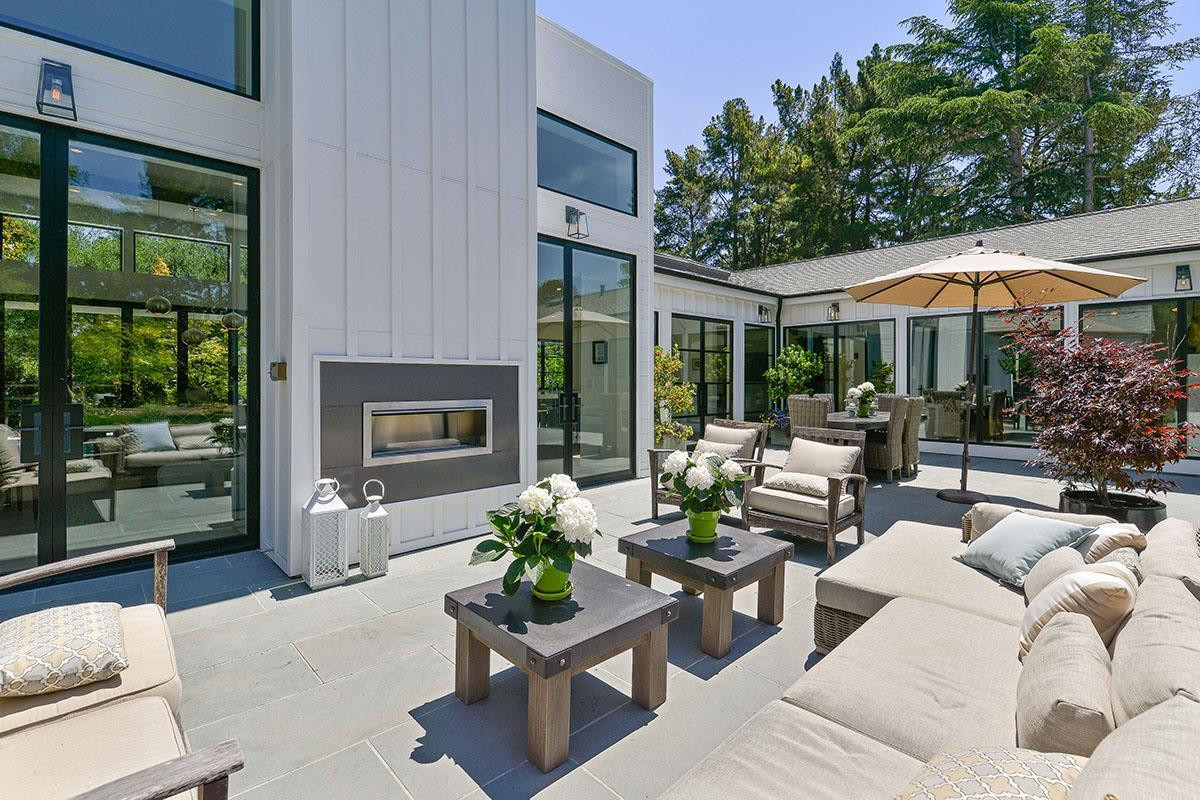 Remi Thomas #1 outside fireplace addition