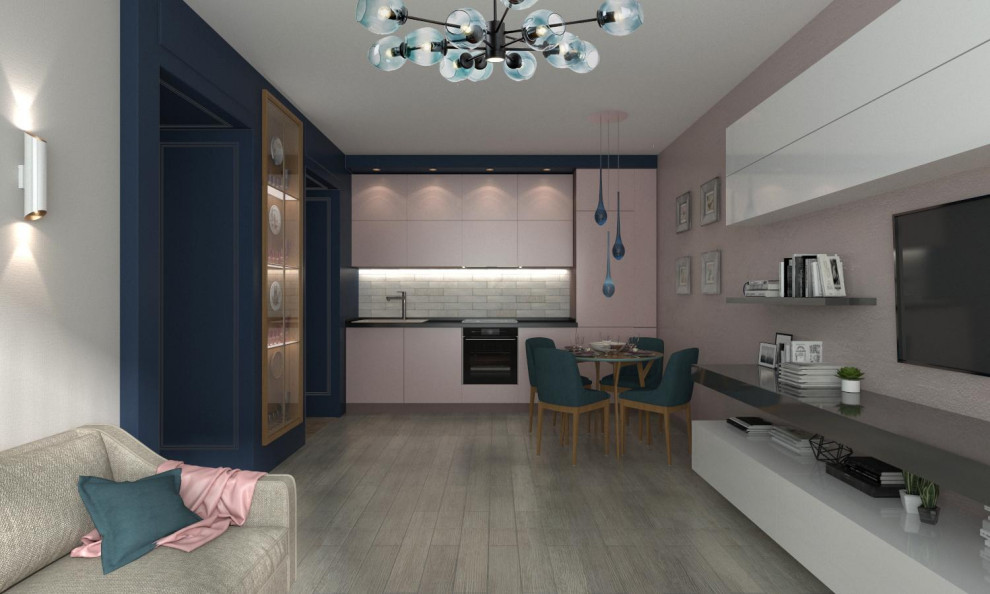 Проект квартиры "Капучино и МОРЕ"