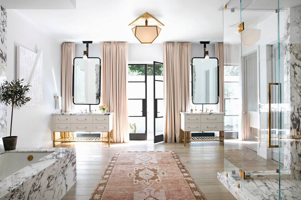 21st Century Arts & Crafts Home - Transitional - Bathroom - Austin - by ...