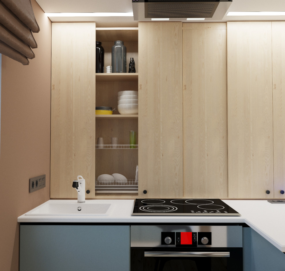 Кухня-гостиная для молодой пары