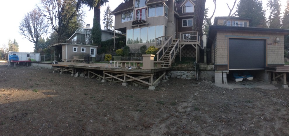 Lake Oswego Dock and new sea wall