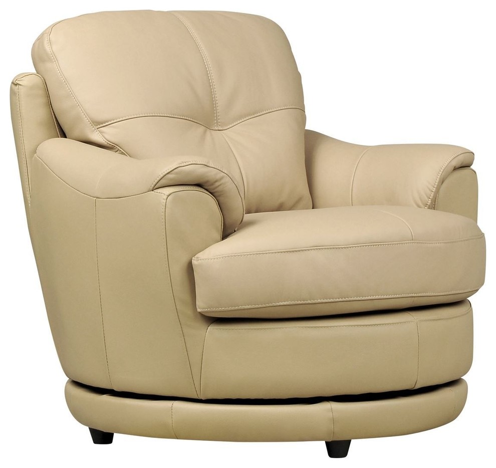 Reese Taupe Swivel Chair