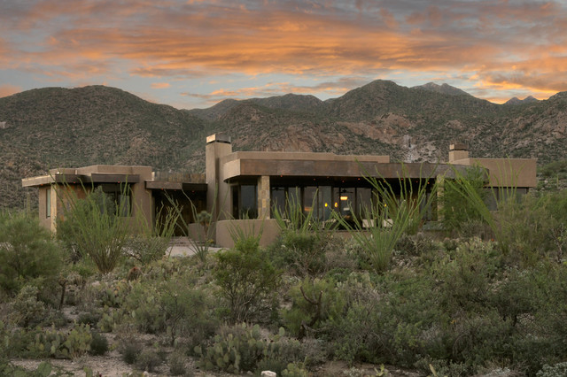 Desert Contemporary 711 amerikansk-southwestern-hus-og-facade