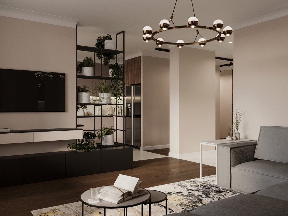 Дизайн проект 3-х комнатной квартиры "Зеленая роща"