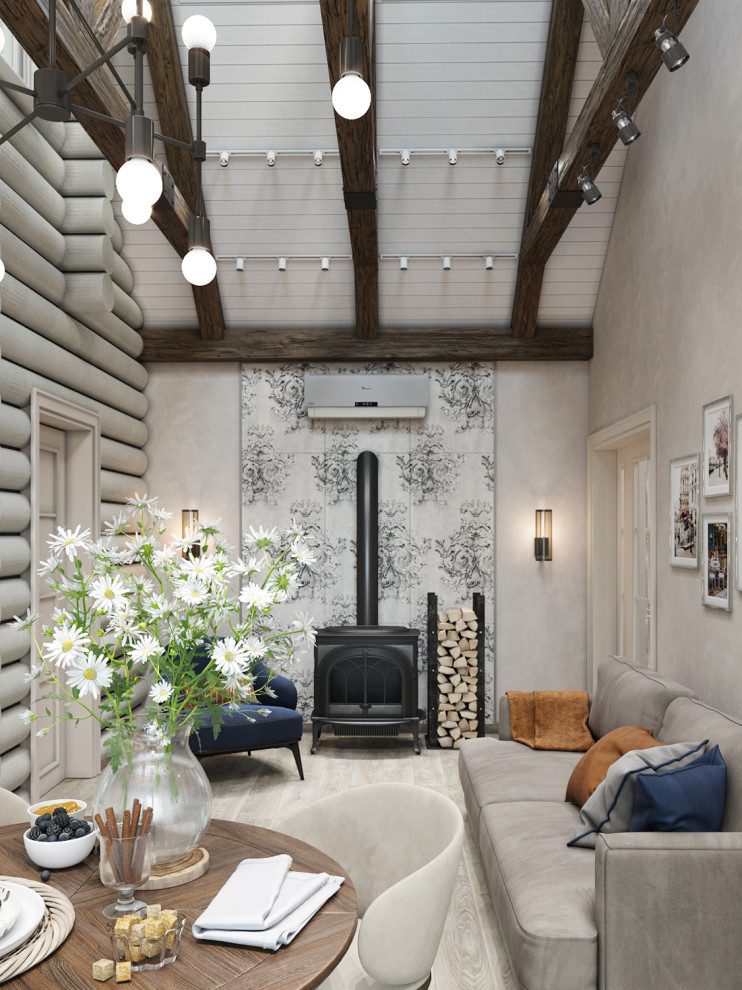 Гостиная и столовая зона