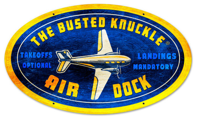 Air Dock Vintage Metal Sign