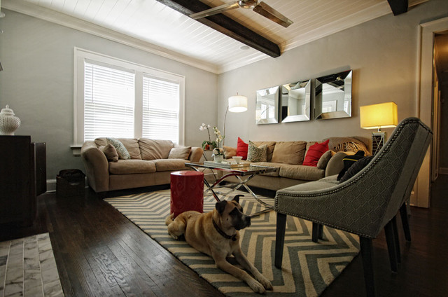 VA Highlands Renovation modern-wohnbereich
