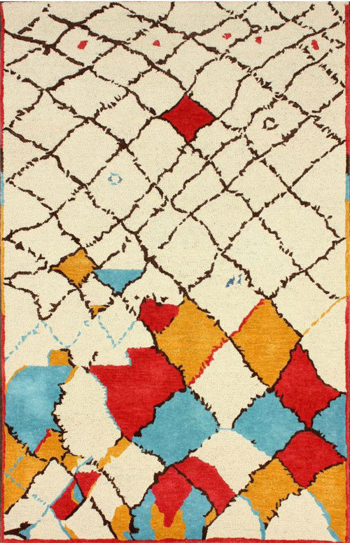 Moroccan Area Rug, 5