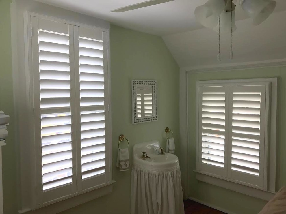 Ocean Grove Bathroom - Wood Shutters
