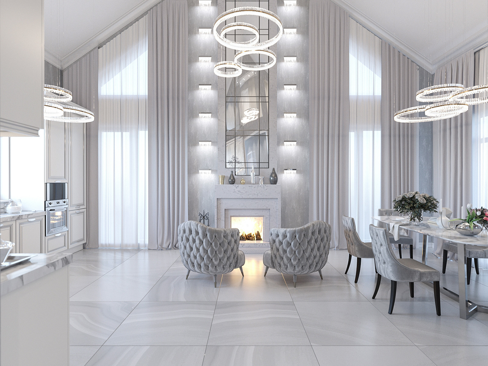 Дизайн интерьера коттеджа (д.Пасынково)