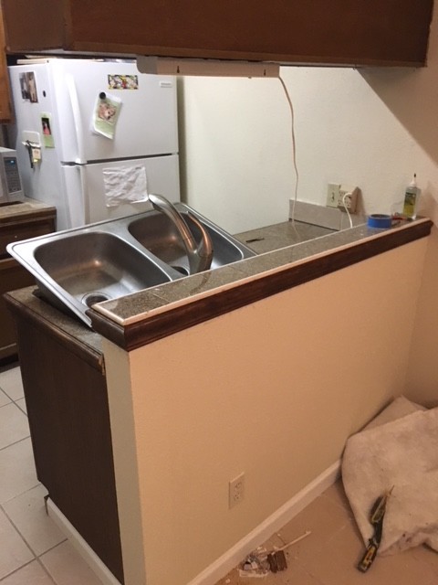 Water Leak Kitchen Restoration