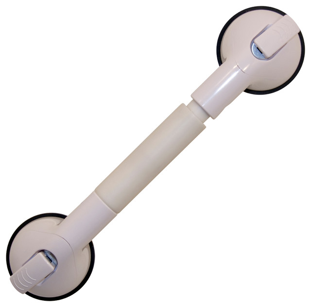Shop Houzz Bridge Medical 4" Tile Grip Telescoping Suction Grab Bar