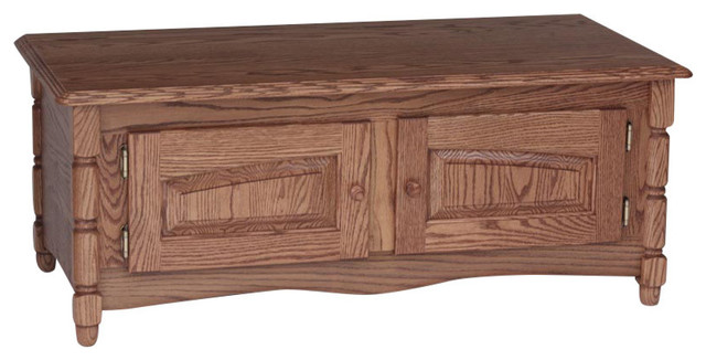 Solid Oak Country Style Coffee Table With Storage Autumn Solid Oak Country Style Coffee Table With Storage Autumn