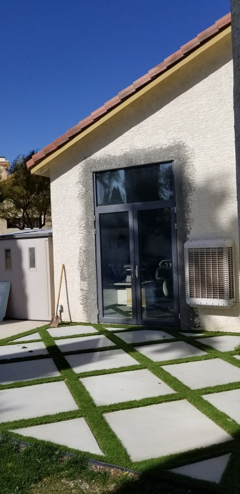 Backyard with Pavers