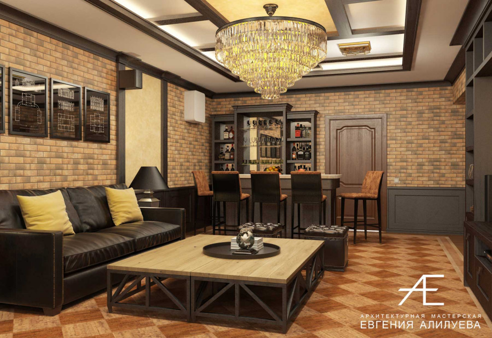 Комната отдыха в доме в пос, Сосновка