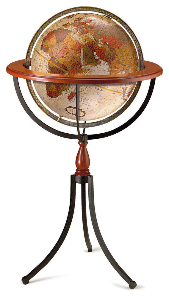 Santa Fe Floor World Globe Modern World Globes By 1st Stop