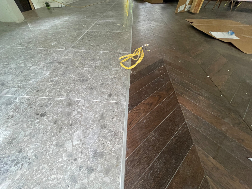 Engineered hardwood Install and Tile Install - Level