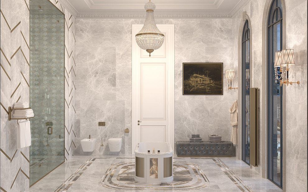 Ванная комната в сталинском доме на Фрунзенской набережной