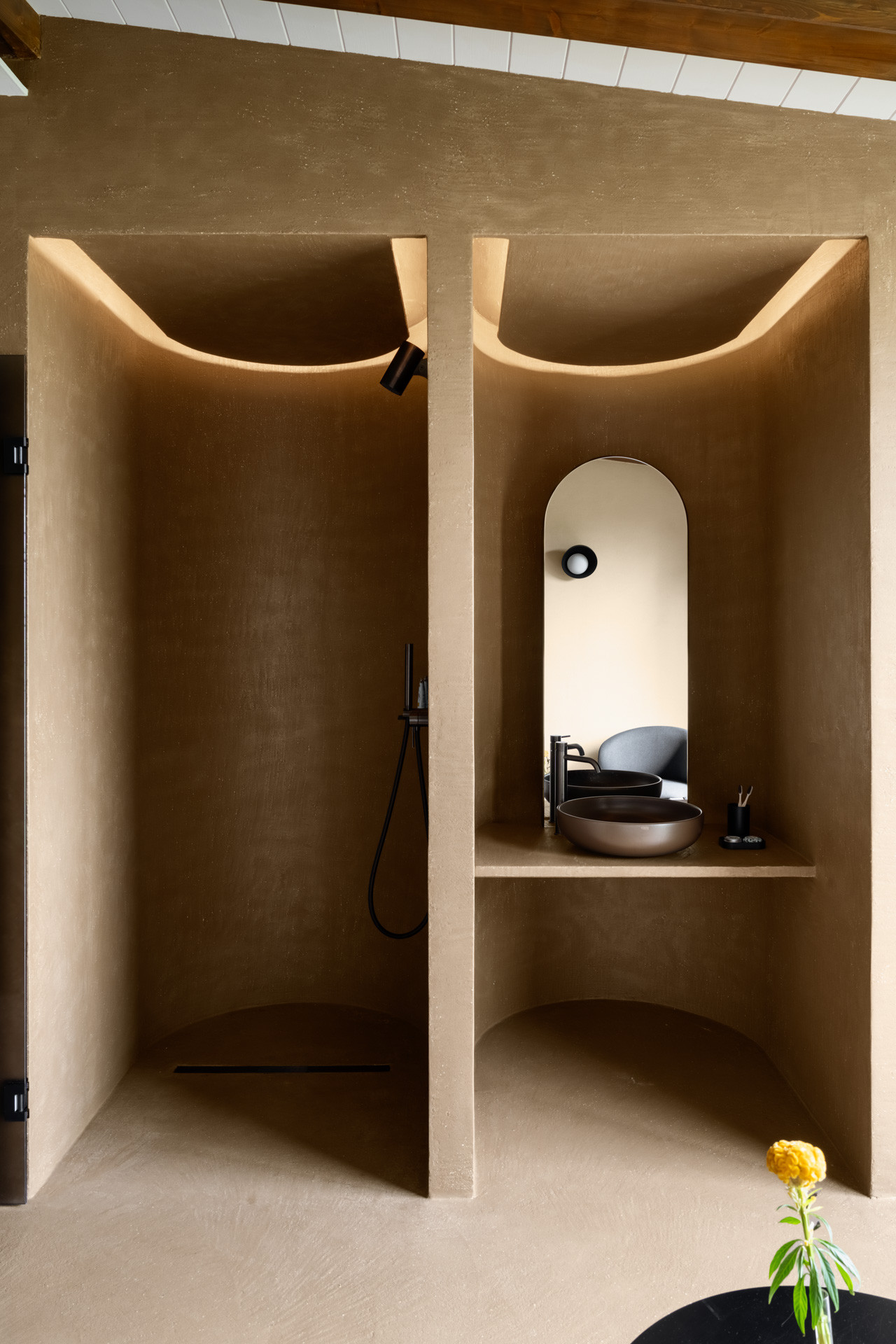 in albergo tra orto e frutteto