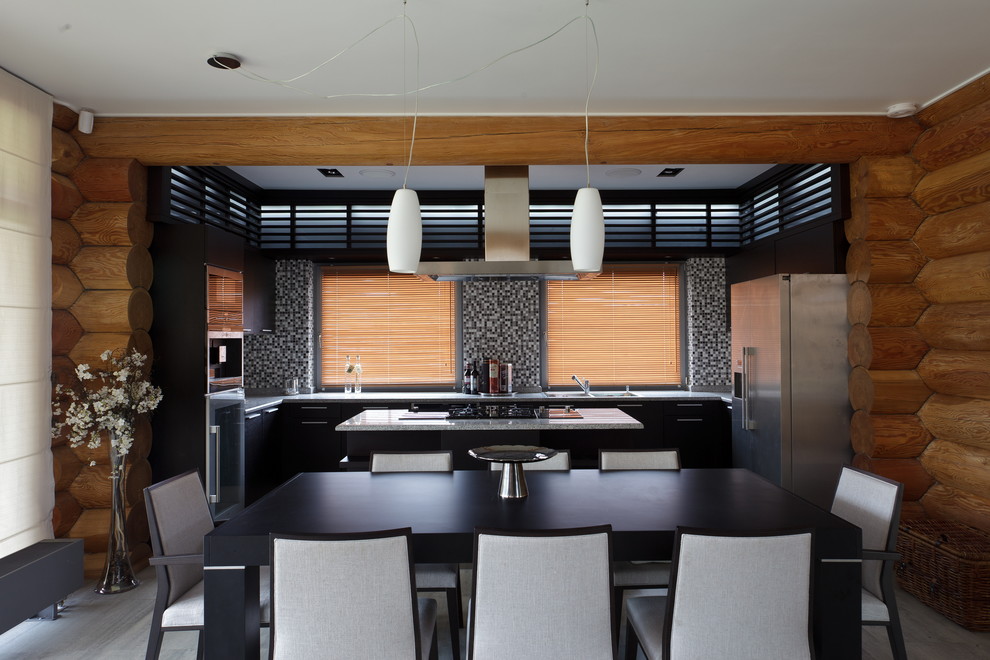 Интерьер деревянного жилого дома