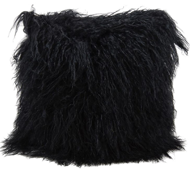 Faux Fur Pillow Decorative Pillow - Contemporary - Decorative Pillows - by RugPal