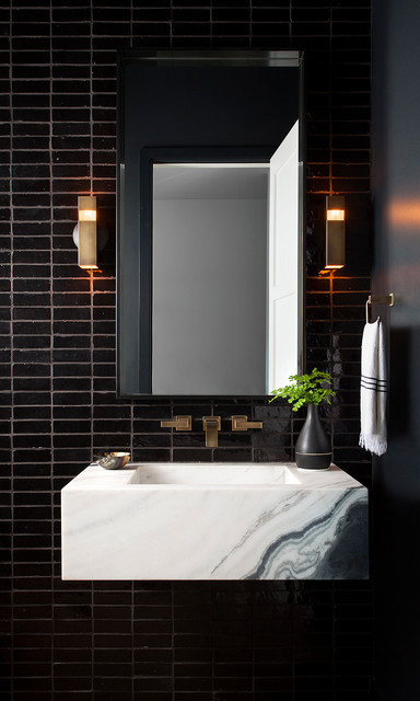 Westview Cliffside contemporaneo-bagno-di-servizio